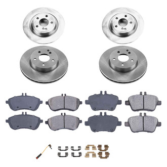 Callahan Brake Parts® - Plain Front and Rear Brake Kit