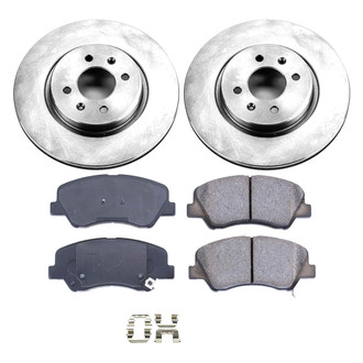 Callahan Brake Parts® - Plain Front Brake Kit