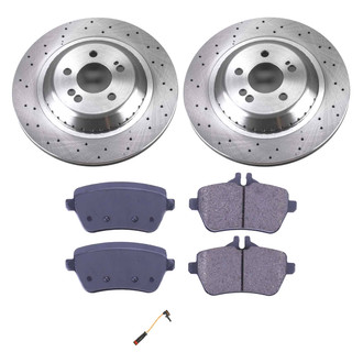 Callahan Brake Parts® - Plain Rear Brake Kit