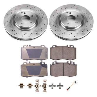 Callahan Brake Parts® - Plain Front Brake Kit
