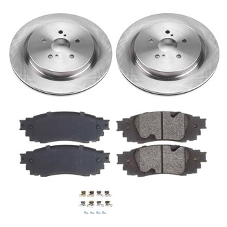 Callahan Brake Parts® - Plain Rear Brake Kit