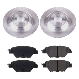 Callahan Brake Parts® - Plain Rear Brake Kit