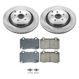Callahan Brake Parts® - Plain Rear Brake Kit