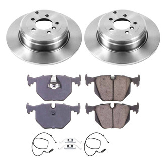 Callahan Brake Parts® - Plain Rear Brake Kit