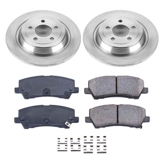 Callahan Brake Parts® - Plain Rear Brake Kit