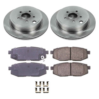 Callahan Brake Parts® - Plain Rear Brake Kit