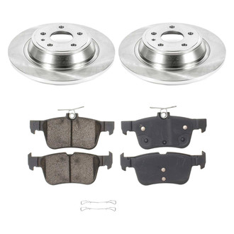 Callahan Brake Parts® - Plain Rear Brake Kit