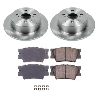 Callahan Brake Parts® - Plain Rear Brake Kit