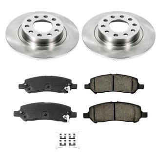 Callahan Brake Parts® - Plain Rear Brake Kit