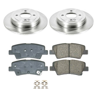 Callahan Brake Parts® - Plain Rear Brake Kit
