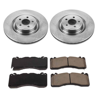Callahan Brake Parts® - Plain Brake Kit with Calipers