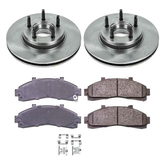 Callahan Brake Parts® - Plain Front Brake Kit
