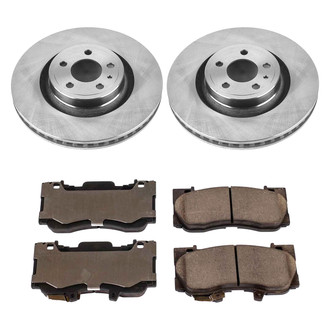 Callahan Brake Parts® - Plain Front Brake Kit