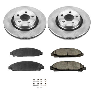Callahan Brake Parts® - Plain Front Brake Kit