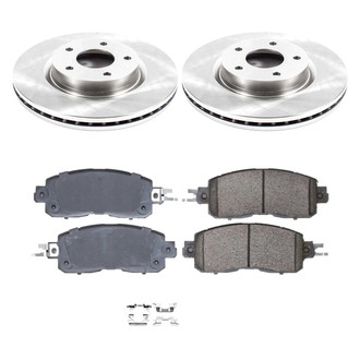 Callahan Brake Parts® - Plain Front Brake Kit
