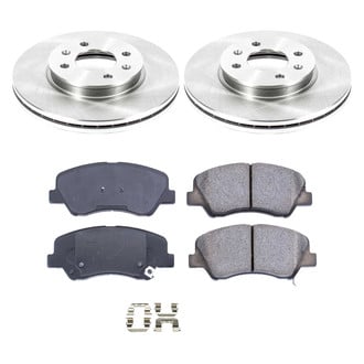 Callahan Brake Parts® - Plain Front Brake Kit