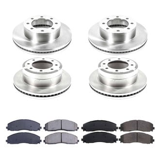 Callahan Brake Parts® - Plain Front and Rear Brake Kit