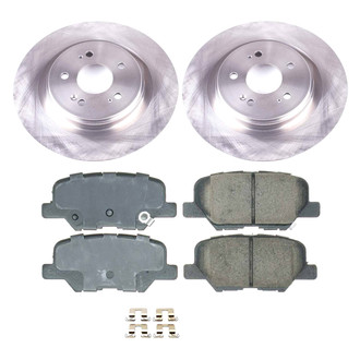 Callahan Brake Parts® - Plain Rear Brake Kit