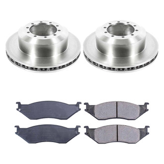 Callahan Brake Parts® - Plain Rear Brake Kit