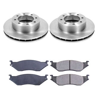 Callahan Brake Parts® - Plain Front Brake Kit
