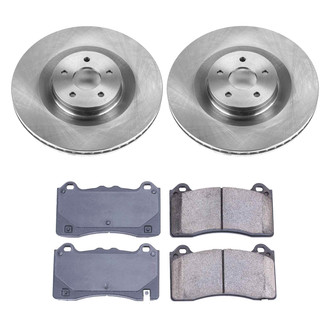 Callahan Brake Parts® - Plain Front Brake Kit