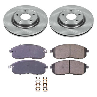 Callahan Brake Parts® - Plain Front Brake Kit