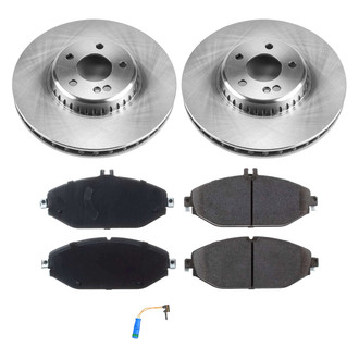 Callahan Brake Parts® - Plain Front Brake Kit
