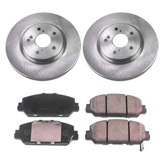 Callahan Brake Parts® - Plain Front Brake Kit