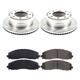 Callahan Brake Parts® - Plain Rear Brake Kit