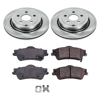 Callahan Brake Parts® - Plain Rear Brake Kit