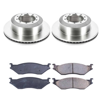Callahan Brake Parts® - Plain Rear Brake Kit