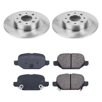 Callahan Brake Parts® - Plain Rear Brake Kit