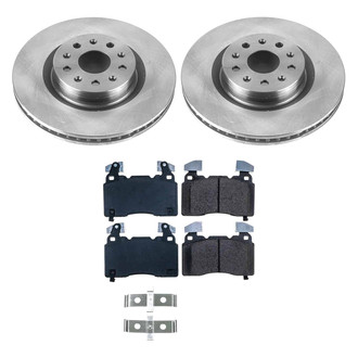 Callahan Brake Parts® - Plain Front Brake Kit