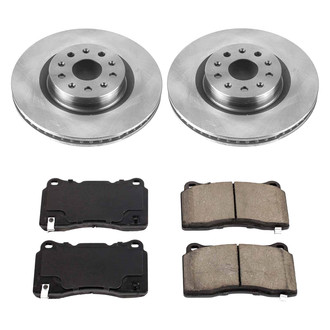 Callahan Brake Parts® - Plain Front Brake Kit