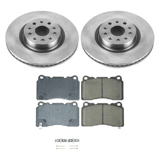 Callahan Brake Parts® - Plain Front Brake Kit