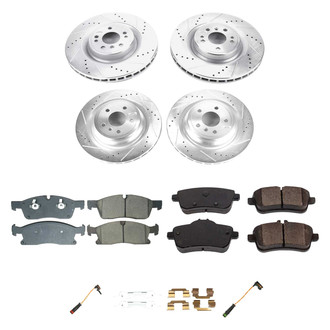 Callahan Brake Parts® - Drilled & Slotted Brake Kit