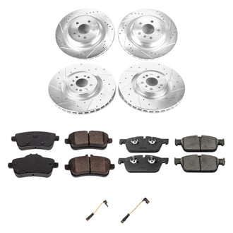 Callahan Brake Parts® - Drilled and Slotted Front and Rear Brake Kit