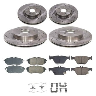 Callahan Brake Parts® - Drilled & Slotted Brake Kit