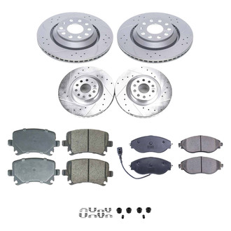 Callahan Brake Parts® - Drilled & Slotted Brake Kit