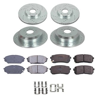 Callahan Brake Parts® - Drilled & Slotted Brake Kit