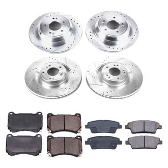 Callahan Brake Parts® - Drilled and Slotted Brake Kit