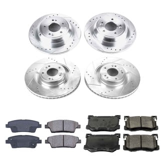 Callahan Brake Parts® - Drilled & Slotted Brake Kit