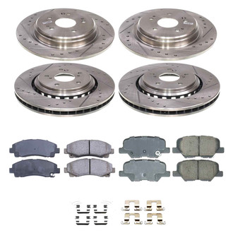 Callahan Brake Parts® - Drilled & Slotted Brake Kit
