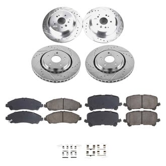 Callahan Brake Parts® - Drilled and Slotted Brake Kit