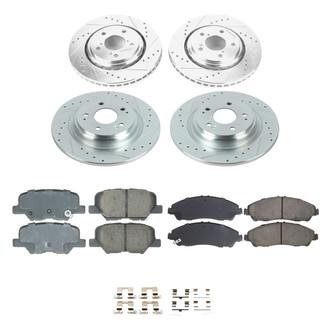 Callahan Brake Parts® - Drilled & Slotted Brake Kit