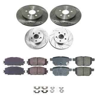 Callahan Brake Parts® - Drilled & Slotted Brake Kit