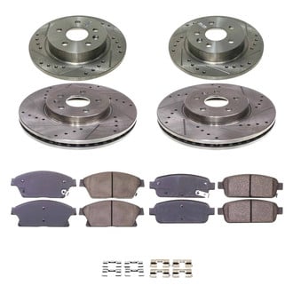 Callahan Brake Parts® - Drilled and Slotted Brake Kit