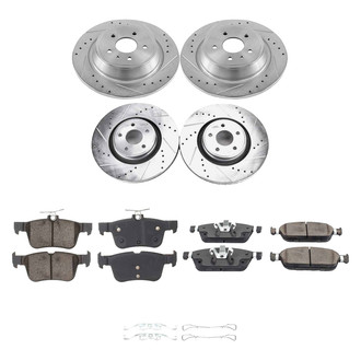 Callahan Brake Parts® - Drilled & Slotted Brake Kit