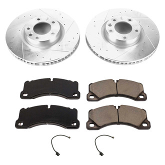 Callahan Brake Parts® - Drilled and Slotted Front Brake Kit