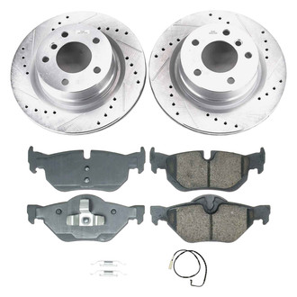 Callahan Brake Parts® - Drilled and Slotted Rear Brake Kit